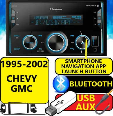 $229.99 • Buy 1995-2002 Gm Truck/suv Pioneer Bluetooth Usb Aux Car Radio Stereo Package