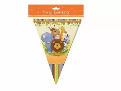 120 Jungle Party Design Home Decorative Bunting Hanging Triangular Banner Garden • £9.69