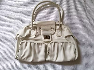 White /cream Handbag Matalan • £4