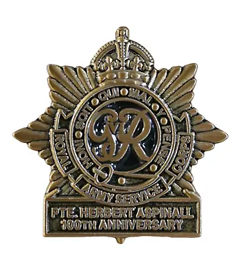 Private Herbert Aspinall 100th Anniversary Commemortive Pin Badge 2024 • £3