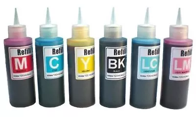 Refill Ink For Epson 98 99 Artisan 700 710 800 810 6x100ml Refill Bottles • $22.98