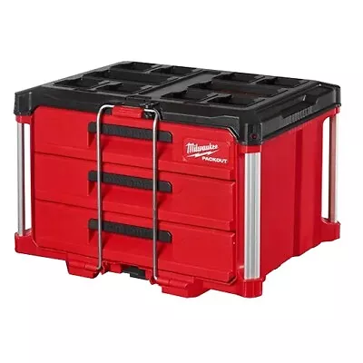 Milwaukee 48-22-8443 PACKOUT 3-Drawer Tool Box With Quick-Adjust Dividers 50lbs • $179