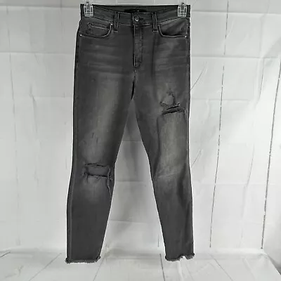 £10.64 • Buy Joe's Jeans Women's Size 27 High Rise Skinny Ankle Distressed Jeans Faded Gray