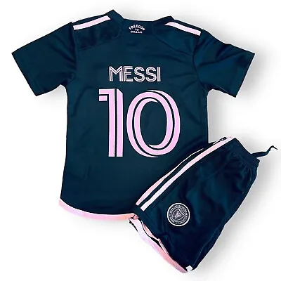 MESSI #10 KIDS AND ADULT Uniform Home 2023-2024 All Sizes & Custom Available • $35