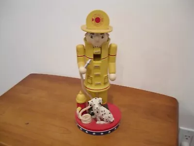 Vintage 2002 Nutcracker Village Fireman Dalmation 12  Special 10th Anniversary • $24