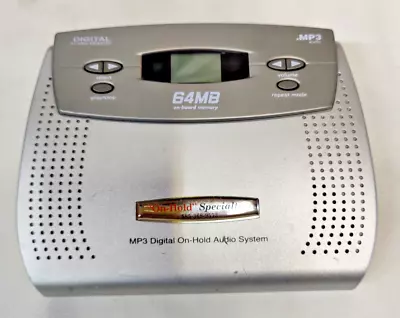 On Hold Specialties .MP3 Digital Music-On-Hold Player Flash Memory Audio System • $19.99