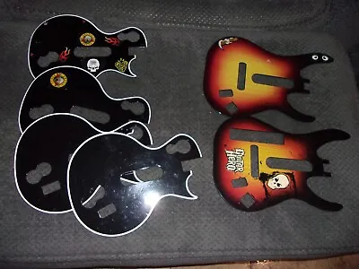 6 Guitar Hero Lot Wii Xbox 360 Playstation 3 Faceplates Les Paul Red Octane • $43.49