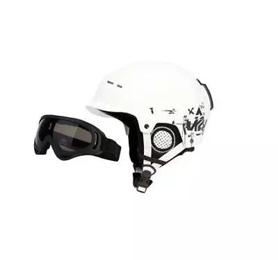 K2 Rant Visor White S Helmet & Goggles Package Snowboard Ski +burton Dcal L5 NEW • $39.99