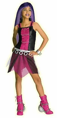 Monster High Spectra Halloween Costume + Bonus Wig Child Girl's 8-10 Medium Used • $7.99