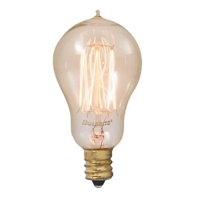 A15 Antique Reproduction Light Bulb - 25W - 120V - BULBRITE-132515 • $315.07
