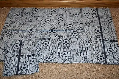 J9 Set Of 2 Vintage Target DYR ALL STAR SPORTS Pillow Cases Pair {Fabric} • $16.99