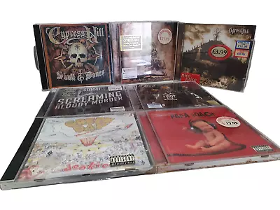 Cypress Hill Sum41 G Unit Green Day Papa Poach CD Bundle Skull Bones Black Sunda • $70