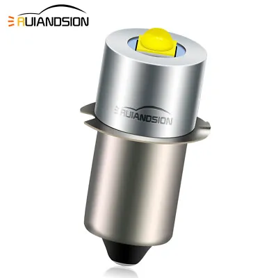  P13.5S PR2 LED Torch Flashlight Bulb Lamp Bright White 372LM DC 6V/9V/12V/18V • $1.50