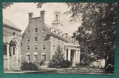 Estate Sale ~ Vintage Postcard - Green Mountain Jr. College Poultney Vermont • $3