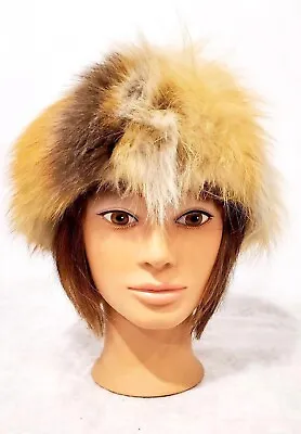 1970s Red Fox Fur Hat Size 22  • $62.07