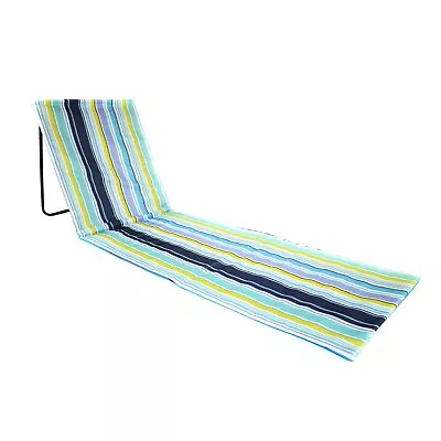 NEW! Portable Beach Mat Folding Chair Sun Lounger Outdoor Camping • £15.99