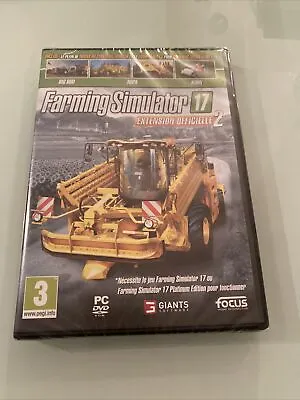 PC Game DVD Mac Farming Simulator 17 Extension Official 2 Bonus Included • $30.62