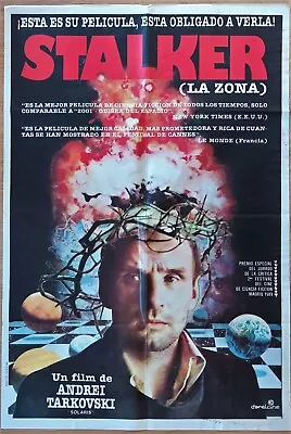 Stalker ORIGINAL Argentinean 1981 POSTER Andrei Tarkovsky Russian Sci-Fi Christ • $342.39