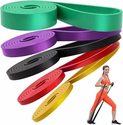Heavy Duty Yoga Strength Resistance Bands Loop Exercise Fitness Workout Band Gym • $7.99