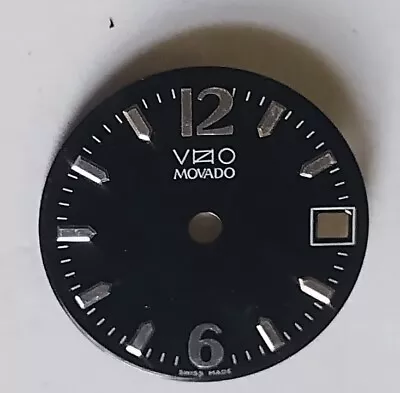 Movado D-17.5 Mm Dial Black Gloss Vizio • $25