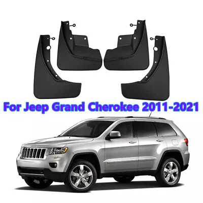 4X Front Rear Splash Fender Mud Flaps Guards For Jeep Grand Cherokee 2011-2021 • $38.29