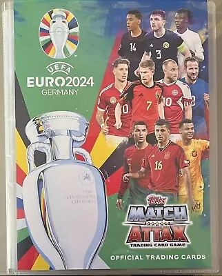 Match Attax Euro 2024 Full Complete Binder Base Set & Promo Pack Exclusive • £26