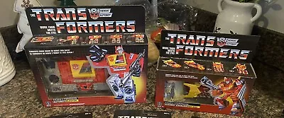 G1 Transformers Walmart Reissue Blaster And Hotrod MIB • $65