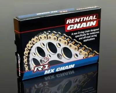 Renthal R1 520 Works Chain Off-Road Motocycle Non O-Ring 120L Drive Chain C128 • £74.99
