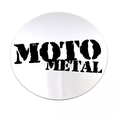 Moto Metal Chrome 8-Lug 4 1/8  Logo Sticker MO965 MO964 MO961 MO959 PN BP-WPR-26 • $12.85