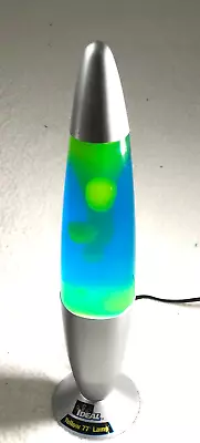 VTG Lava Lamp Mini Motion Volcano Lamp Yellow Wax Blue Liquid Retro Y2K 16  *NEW • $19.88