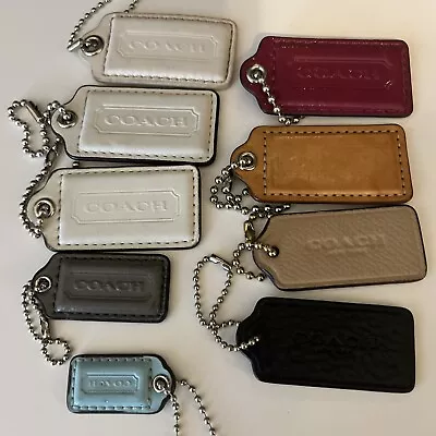 LOT 9 Mix Vintage  Recent Coach Hangtag Fobs Replacement Hang Tab  For Bags • $44