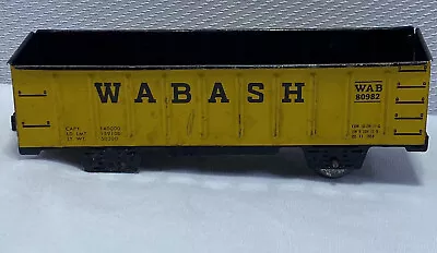 Vintage MARX Mar Toys Wabash WAB 80982 Cargo Train Car For Parts Or Repair • $15