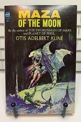 Maza Of The Moon By Otis Adelbert Kline ACE Paperback 1965 F-321 Frazetta Vtg • $12
