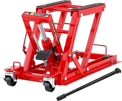 Hydraulic Motorcycle Lift Jack With 1500LBS Capacity Powersports Lift Table • $115