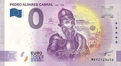 £7.38 • Buy 1 X 0 EURO - Pedro Álvares Cabral: 1467-1520 MEFC 2021 (Portugal) - EuroSouvenir