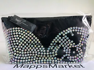 MAC Selena La Reina Makeup Bag Cosmetics Case With Rhinestones BLACK ~ Brand New • $98