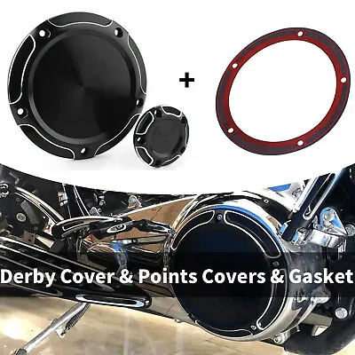 $41.98 • Buy CNC 5Hole Derby Timing Cover For Harley Touring Road King Street Glide FLHT FLTR