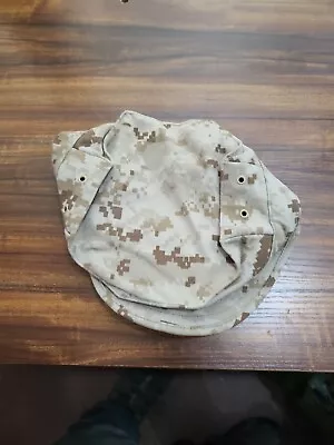 USMC COVER GARRISON MARPAT DESERT US MARINE CORPS CAP HAT Medium • $9.99