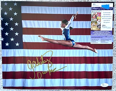 Gabrielle Gabby Douglas Signed 11x14 Photo Usa Gymnastics London Olympics Jsa B  • $93.74