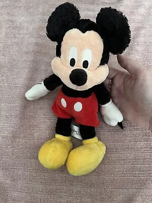 Small Disney World Mickey Mouse Vintage Plushie Teddy With Tags Soft Toy • £15