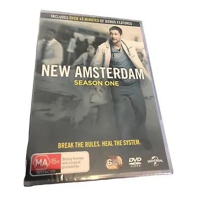 New Amsterdam Season One 1 DVD NEW Region 1 And 4 (6 DVD Set) • $19.98