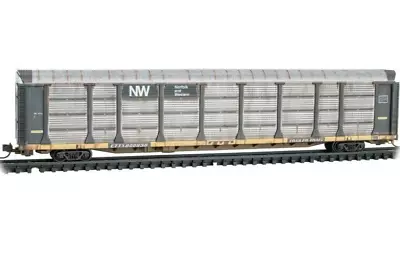 Micro Trains N Scale ~ Norfolkd Western 89 Tri-Level Enclosed Auto Rack 11144460 • $56.82