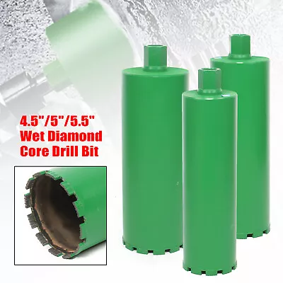 4.5 -5.5  Wet Diamond Core Drill Bit Hole Saw Hard Concrete Block Brick Masonry • $44