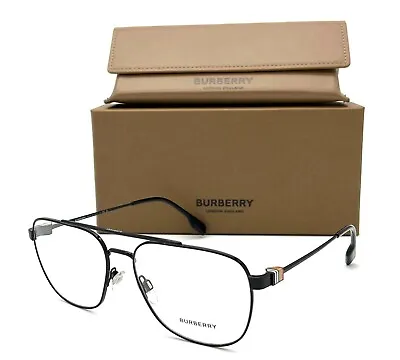 BURBERRY MICHAEL BE1377 1001 Black / Demo Lens 57mm Eyeglasses • $109.95