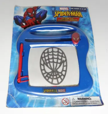 2007 The Amazing Spider-Man Magnetic Drawing Board Sketcher Toy Base4 NEW • $11.95