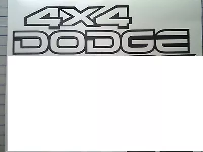 Dodge 4x4 Tailgate Replacement Decals - Many Color Choices • $13.95