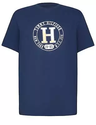 AU XXL - TOMMY HILFIGER - Mens Summer Tops - Blue Tshirt / Tee - Cotton • $26.91