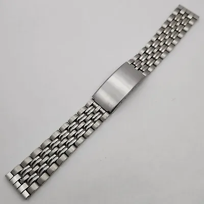 Rare And Beautiful Stainless Steel Watch Bracelet/watch Band 18mm • $19