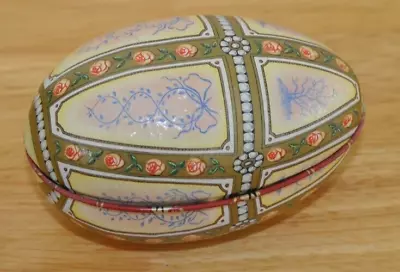 PAST TIMES Decorated Imperial Faberge Inspired Metal Egg Comes Apart • £5.99