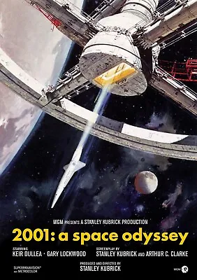 2001 Space Odyssey MOVIE POSTER - DIFFERENT SIZES - FRAMED OPTION (so002) • £16.99